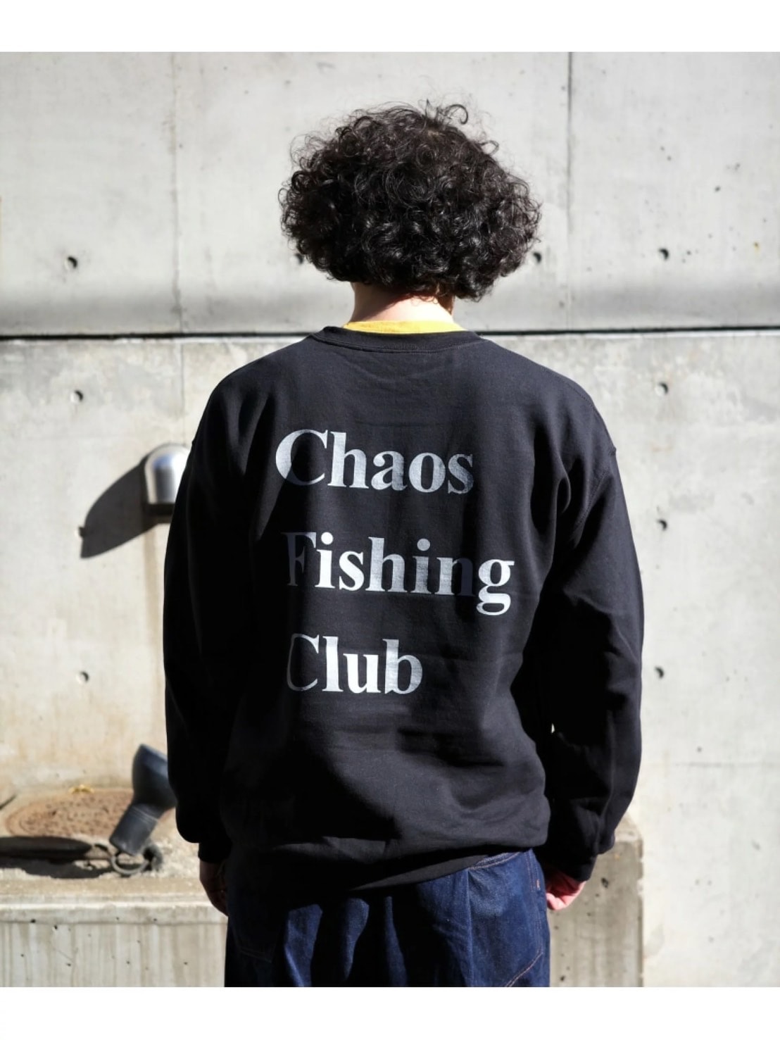 Chaos Fishing Club/カオスフィッシングクラブ/EX LOGO SWEAT CREW GREY M