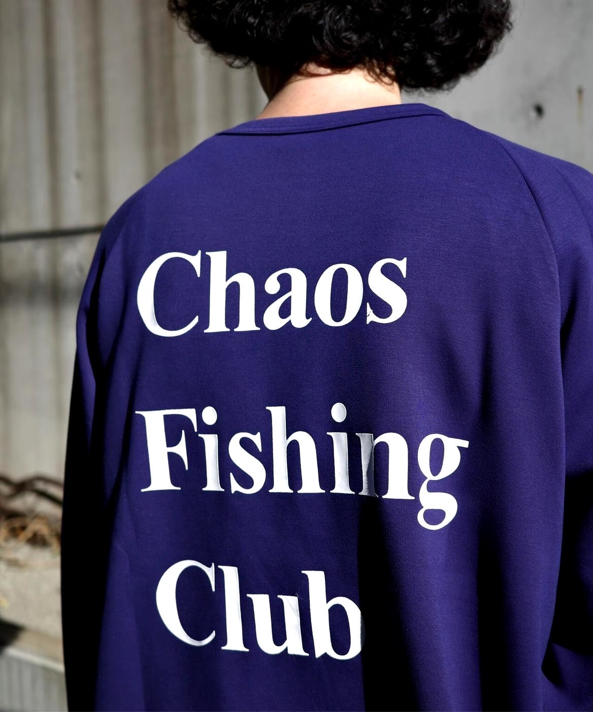 Chaos Fishing Club/カオスフィッシングクラブ/EX LOGO RAGLAN BLUE M