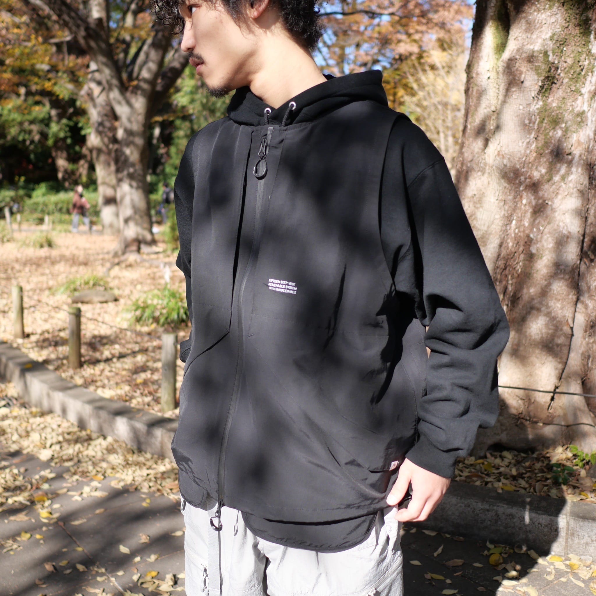 CMF OUTDOOR GARMENT/シーエムエフアウトドアガーメント/別注15 STEP VEST BLACK M