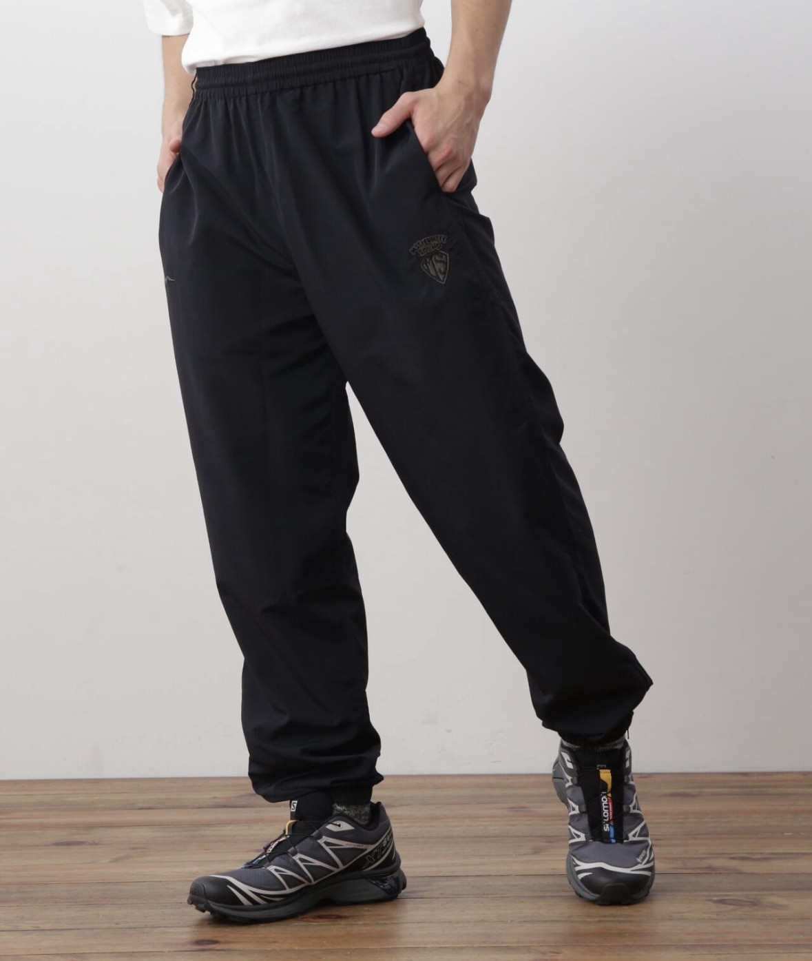 MANASTASH×MASTERPIECE SOUND/マスターピースサウンド/TRACK PANTS BLACK S