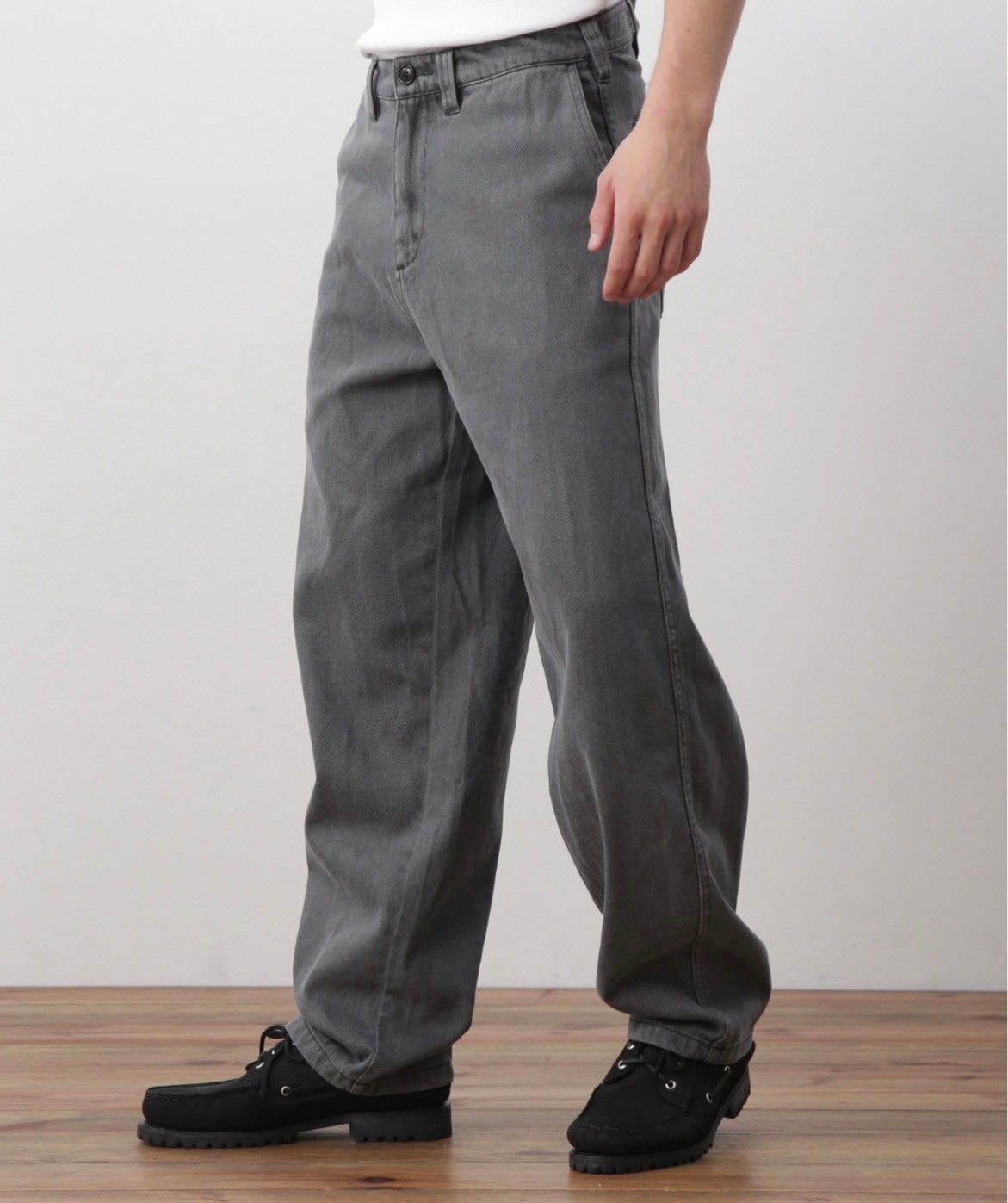 MANASTASH/マナスタッシュ/HEMP WASHED BAGGY PANTS BLACK S