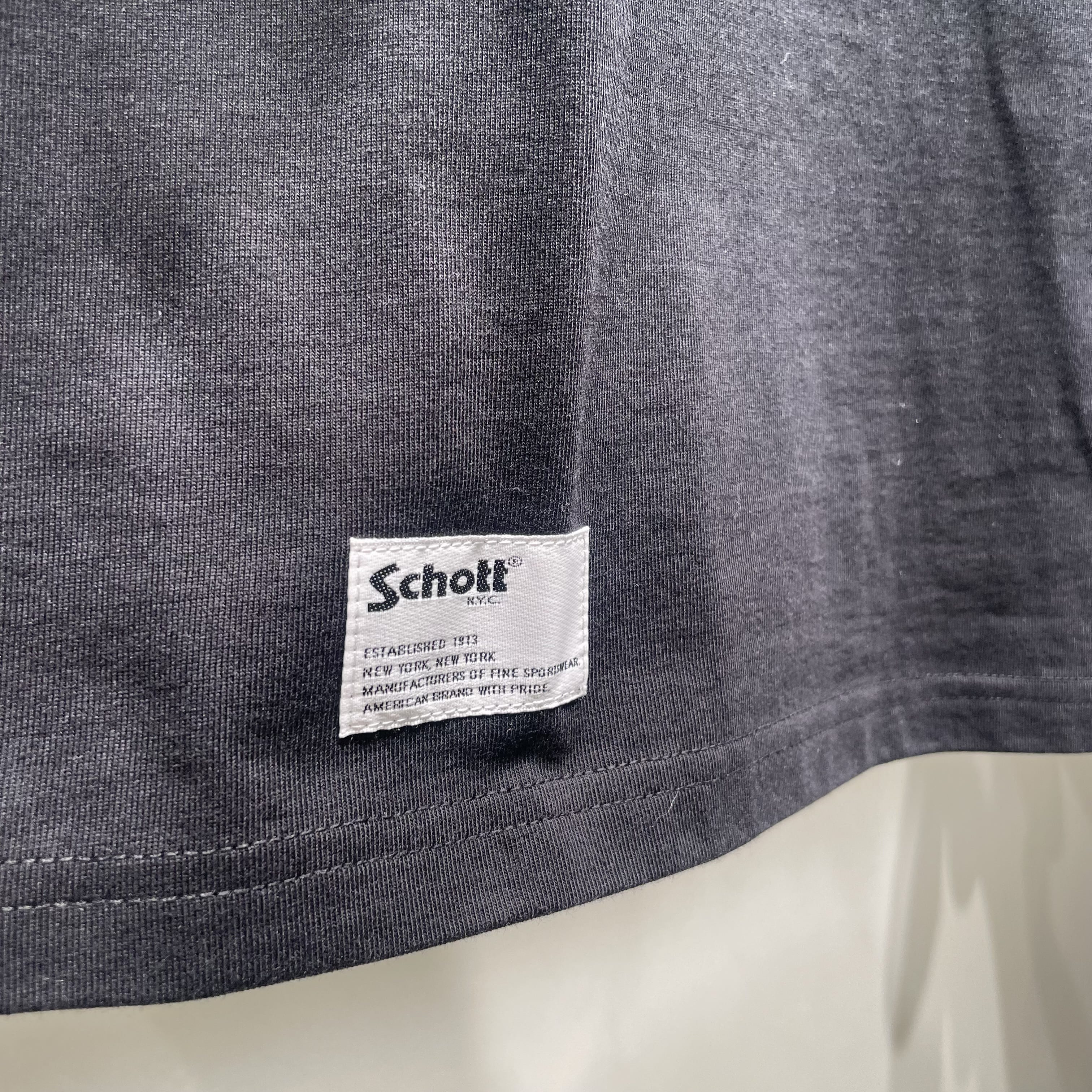 Schott/ショット/DEER STUDS T-SHIRT FLOWER/ディア スタッヅ Tシャツ フラワー BLACK M