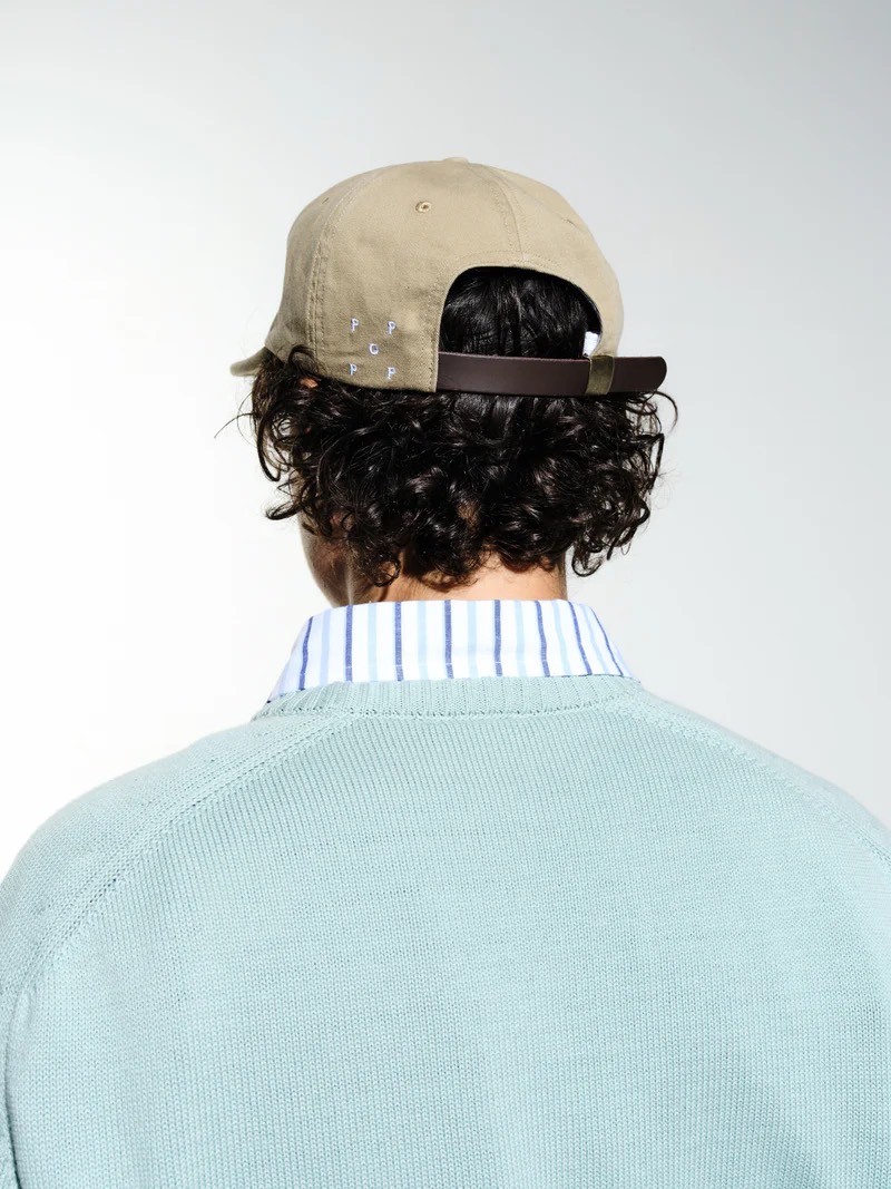 POP TRADING CO/ポップトレーディングカンパニー/Pop Arch Sixpanel Flexfoam Hat White Pepper BEIGE F