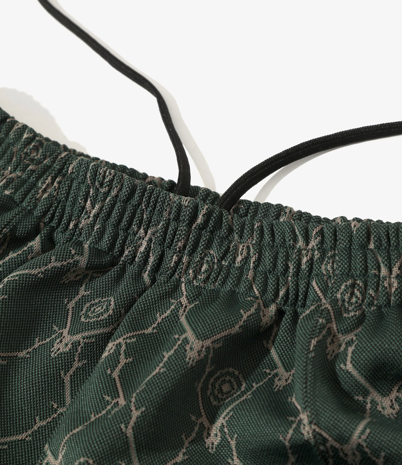 South2West8/String C.S.Pant - Poly Jacquard / Skull&Target GREEN M