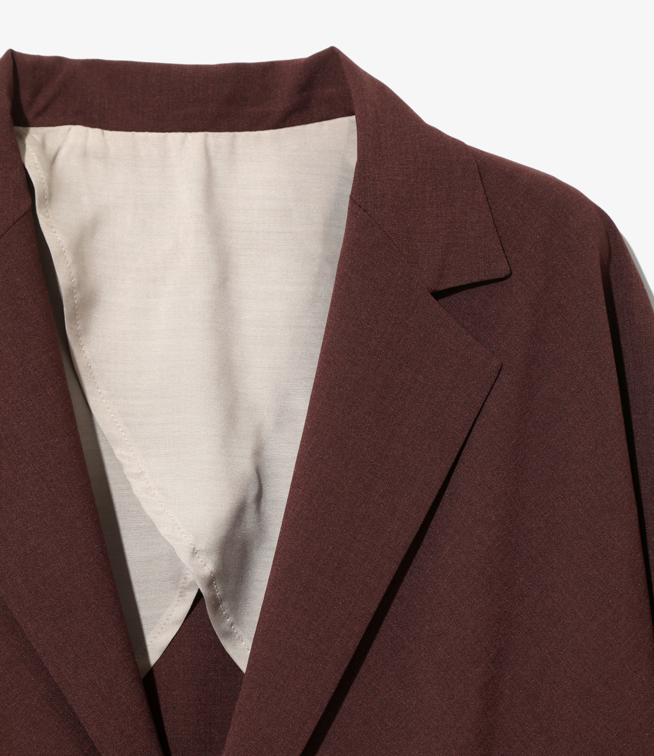 Needles/ニードルズ　Miles Jacket - Poly Cloth　25ss WINE S