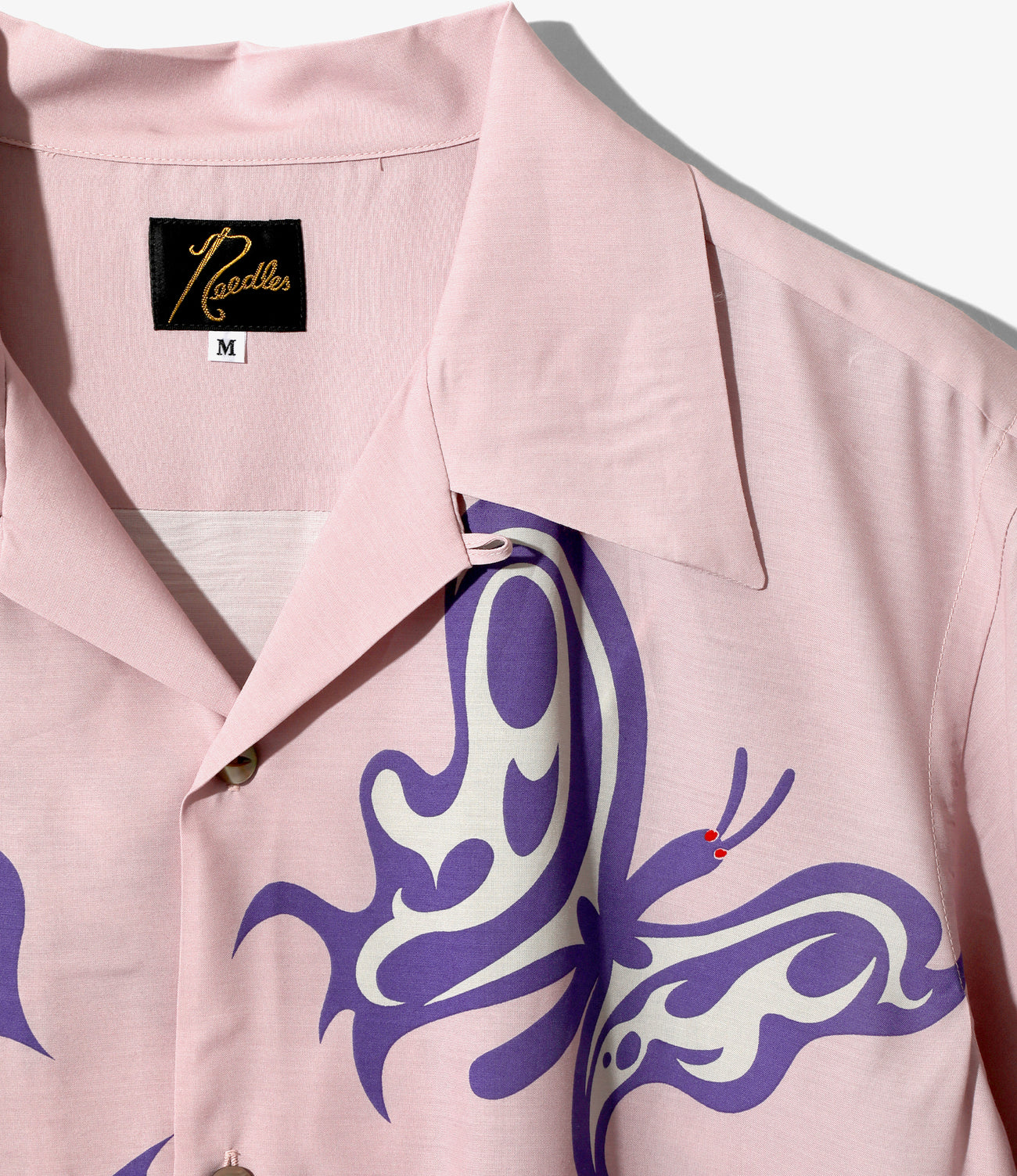 Needles×Kae Tanaka/ニードルズ×カエタナカ/S/S One-Up Shirt - KT Papillon PINK M