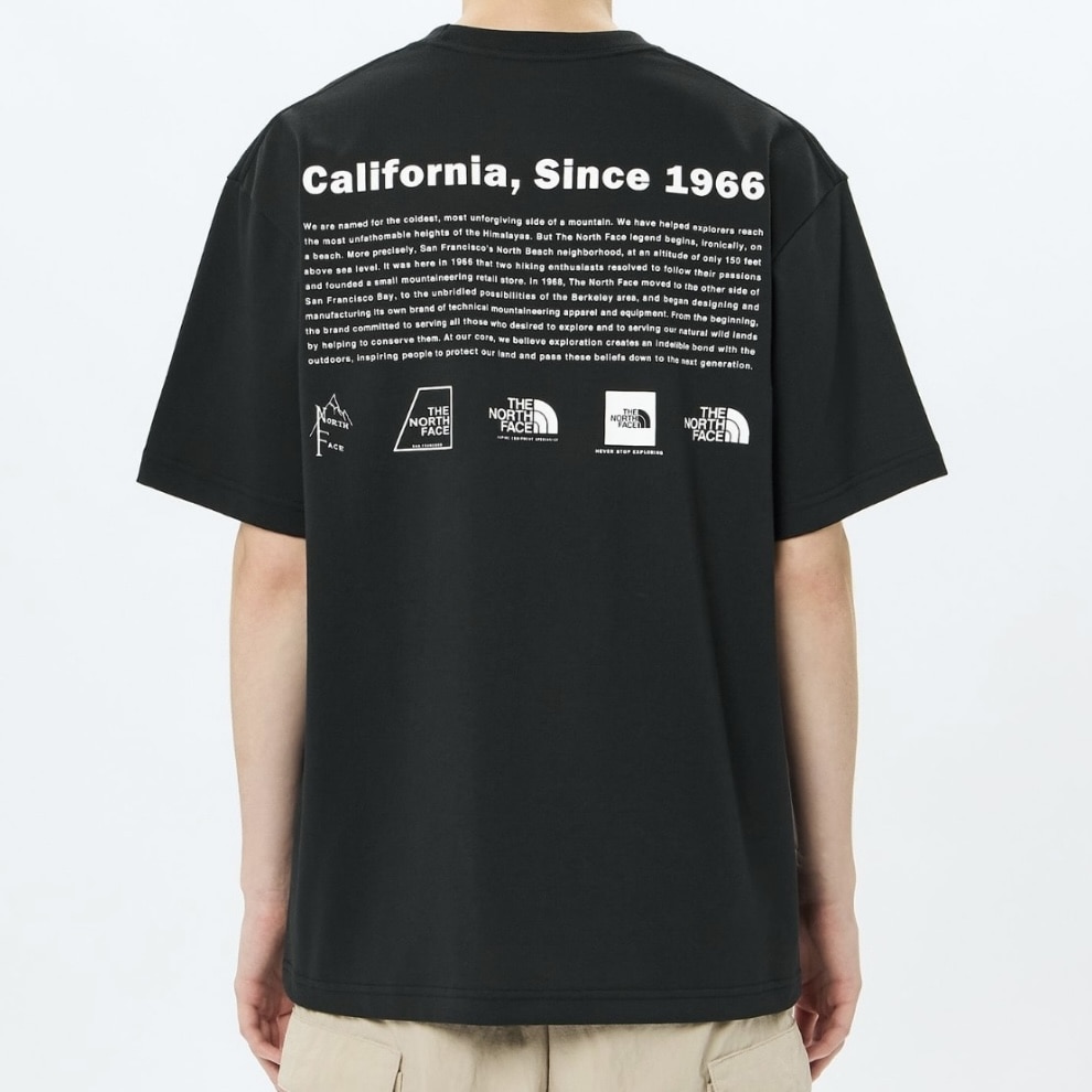 THE NORTH FACE/ザ・ノースフェイス/S/S Historical Logo Tee ショートスリーブヒストリカルロゴティー BLACK M