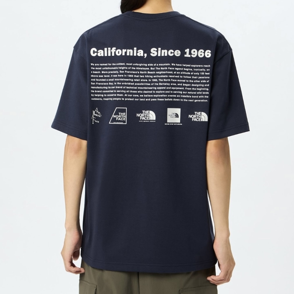 THE NORTH FACE/ザ・ノースフェイス/S/S Historical Logo Tee ショートスリーブヒストリカルロゴティー NAVY M