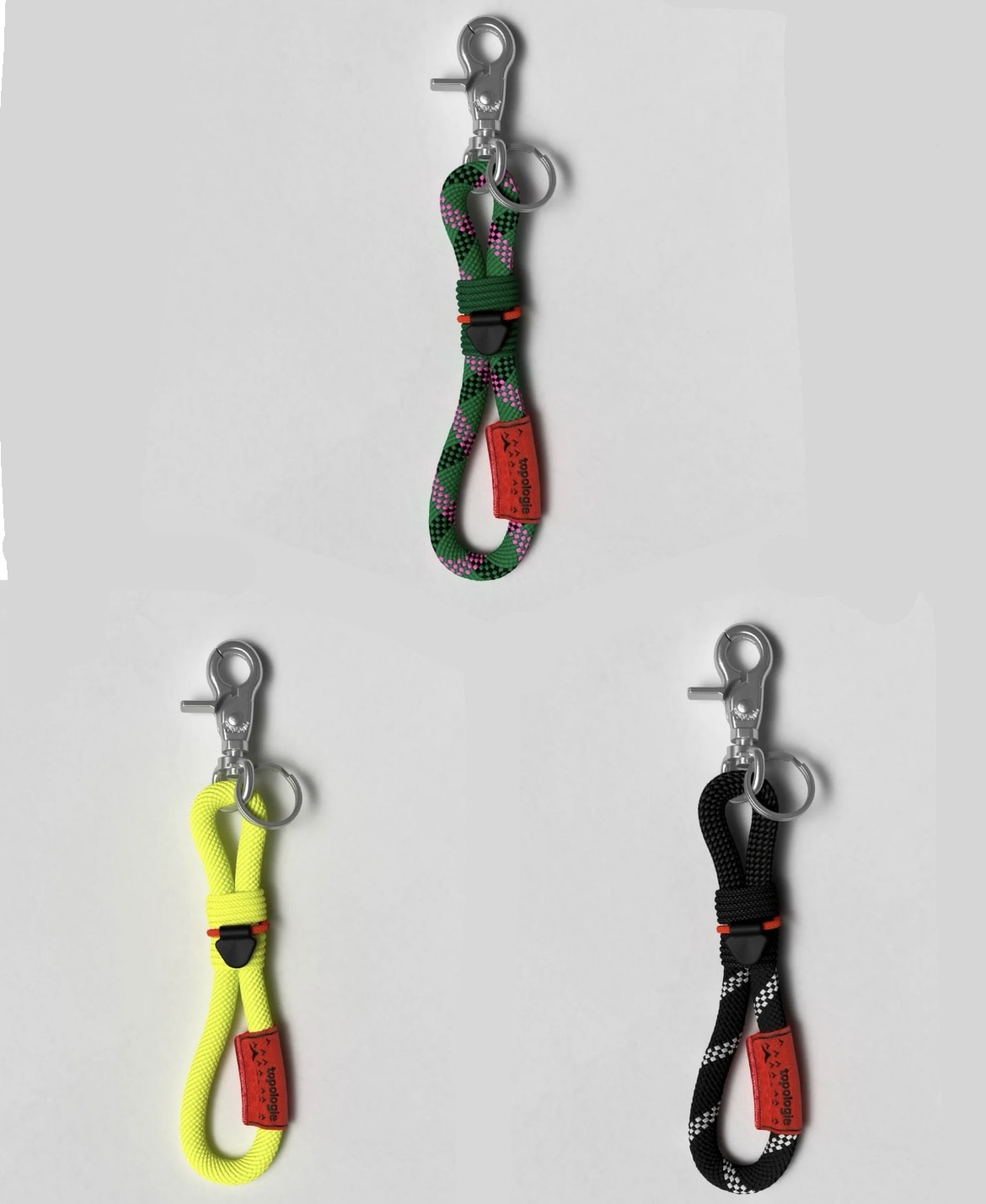 Topologie/トポロジー　8.0mm Loop Key Holder（8.0mmループキーホルダー） BLACK FREE