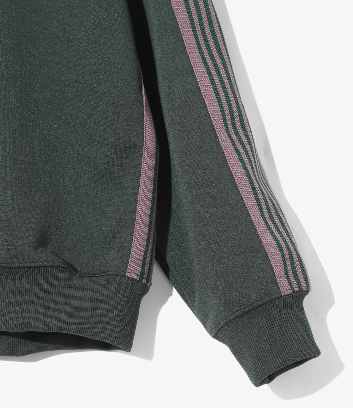 Needles/ニードルズ/Track Crew Neck Shirt - Poly Smooth 25AW GREEN M