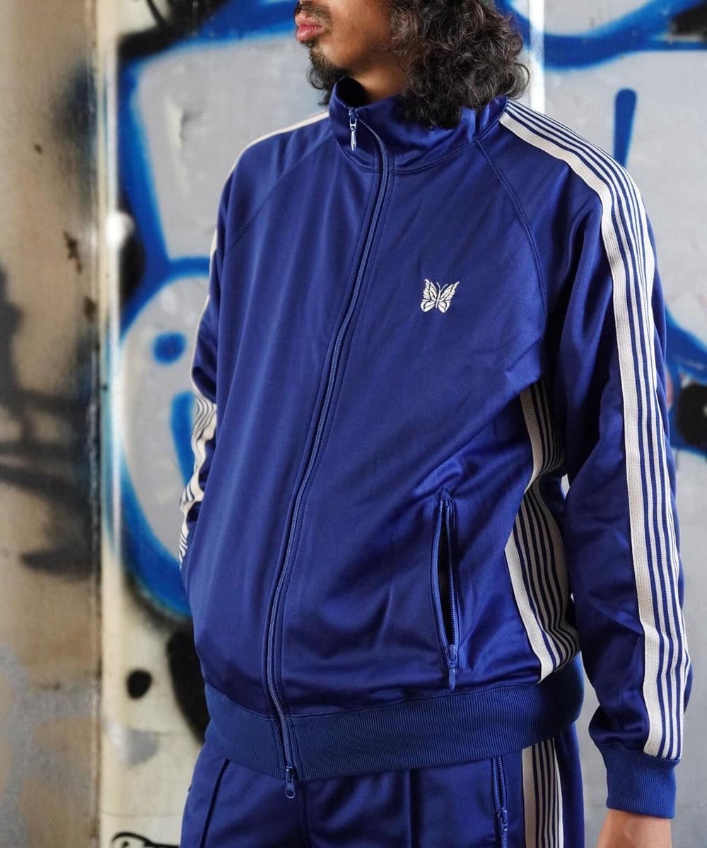 Needles/ニードルズ BEAVER×Needles 別注TrackJacket/別注トラックジャケット 25AW ROYAL S