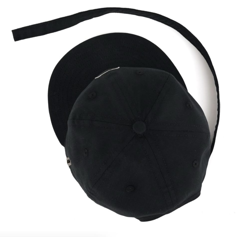 BRAIN DEAD/ブレインデッド/EXTENDED STRAP 6PANEL LOGOHEAD HAT BLACK FREE