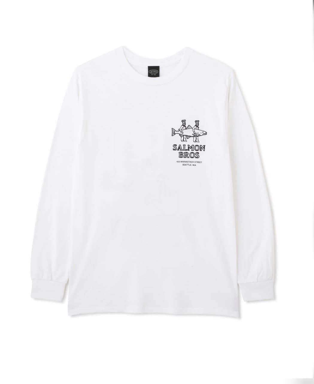 MANASTASH/マナスタッシュ/CiTee L/S TEE SALMON BLACK S