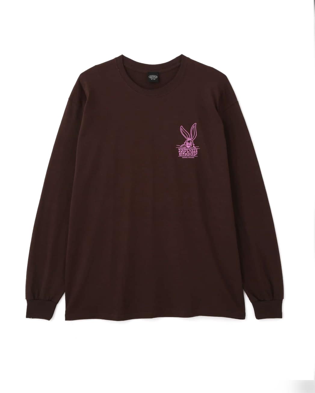 MANASTASH/マナスタッシュ/CiTee L/S TEE RABBIT BROWN S