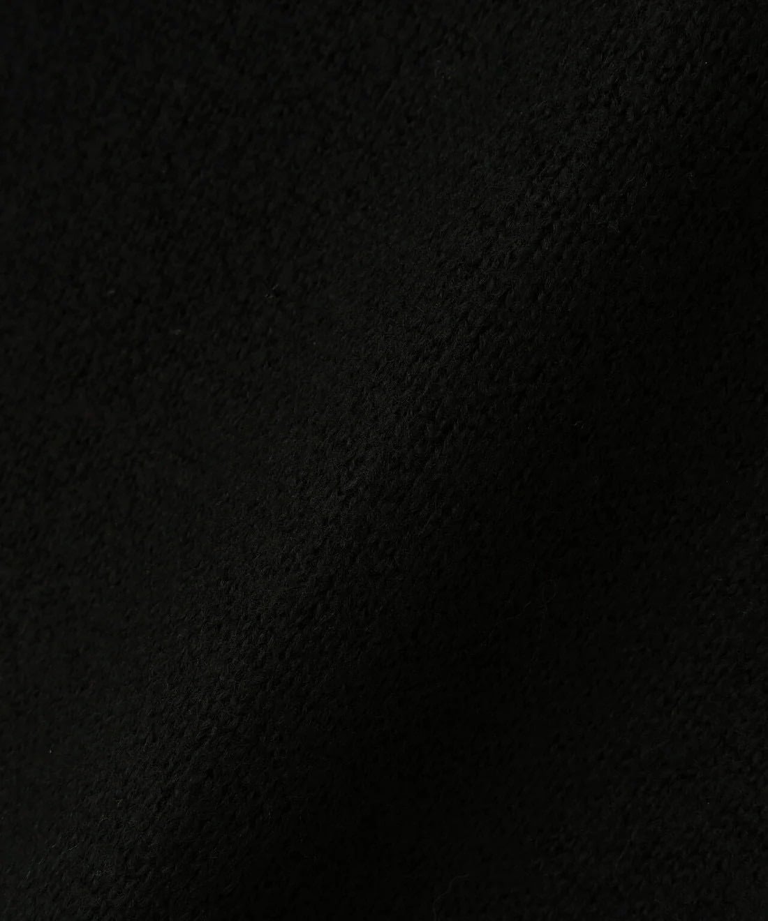 B omnivore/ビーオムニボー/起毛KNIT HAND JACKET ステッチ ニットハンドジャケット ニットシャツ BLACK M