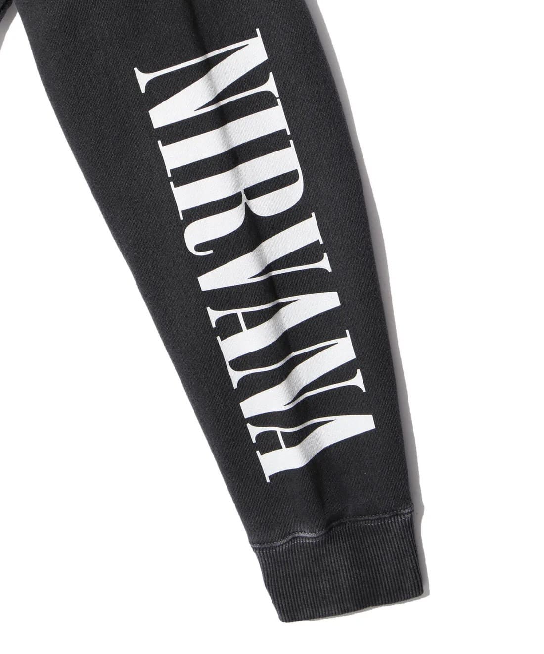 MANASTASH/マナスタッシュ/NIRVANA/ニルヴァーナ/NEVERMIND SWEAT CREW/コラボスウェット《メンズ・ウィメンズ・ユニセックス》 BLACK M