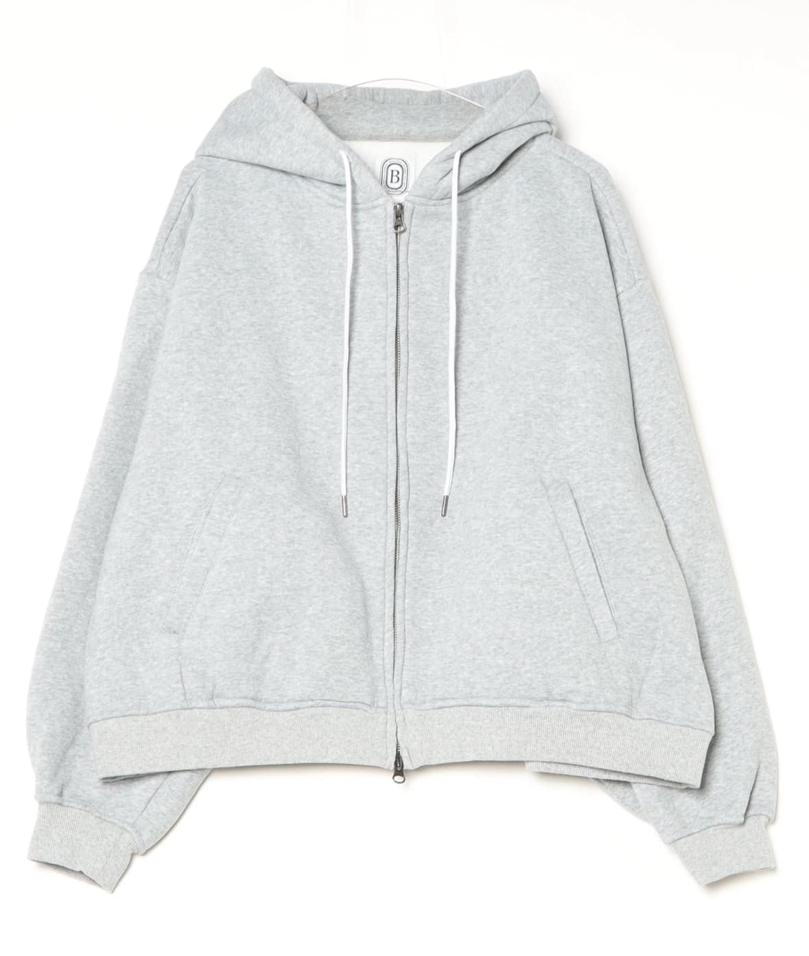 B omnivore/ビーオムニボー/SWEAT ZIP HOODIE ジップアップフーディー BLACK M