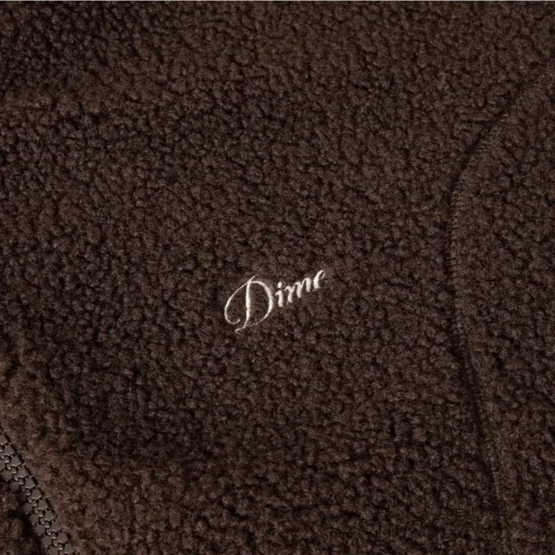 Dime/ダイム Polar Fleece Sherpa Zip Brown フリースジャケット BROWN S