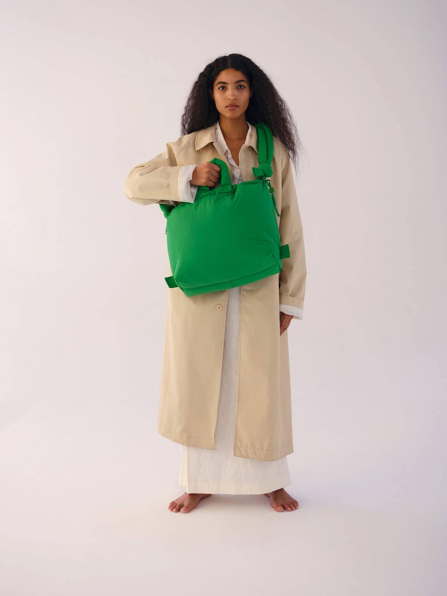 【OLEND/オレンド】Ona Soft Bag | Coral GREEN 19L