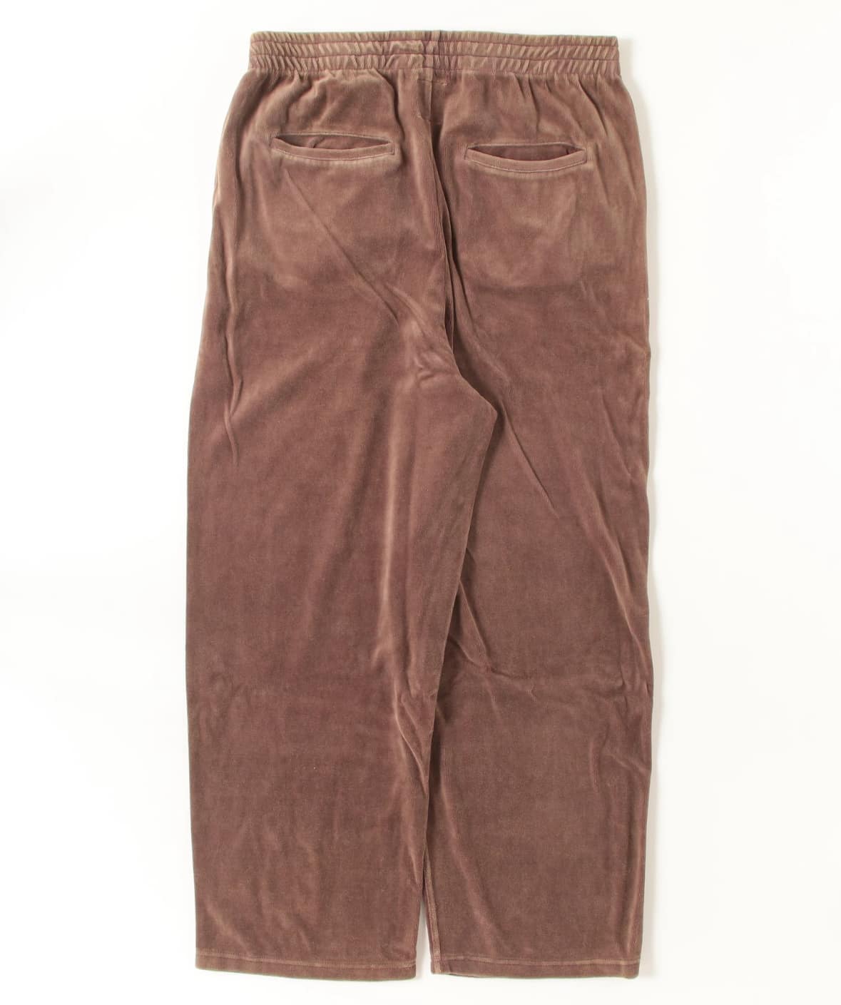 B omnivore/ビーオムニボー/velours pant ベロアパンツ BLACK M