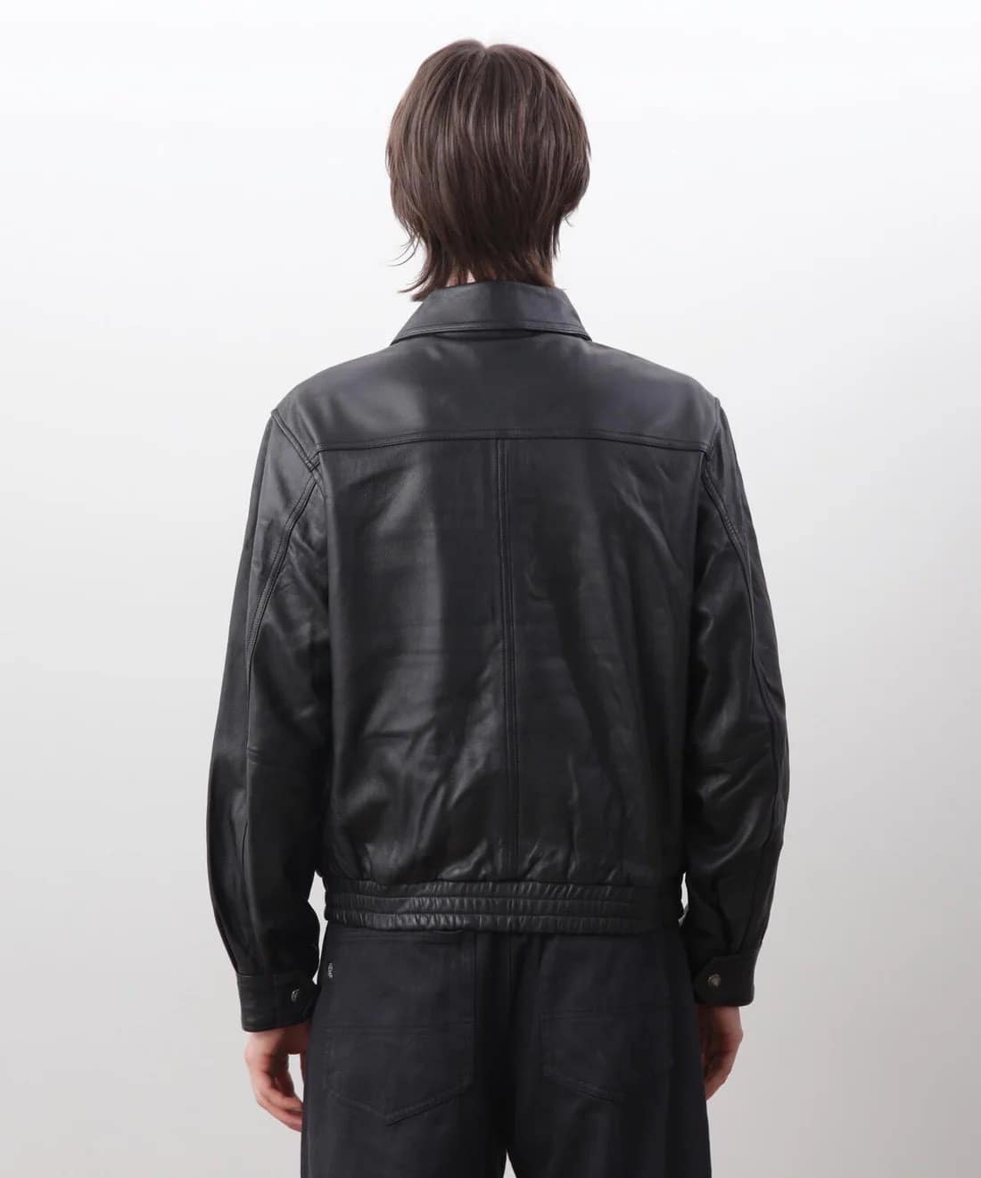 MANASTASH/マナスタッシュ/LEATHER MOTOR BLOUSON BLACK M