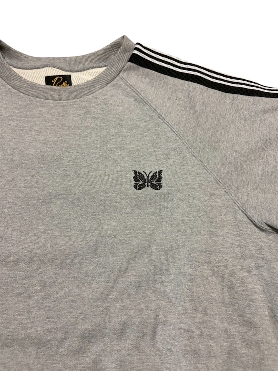 NEEDLES/ニードルズ　BEAVER別注TRACK CREW NECK - COTTON JERSEY GRAY M