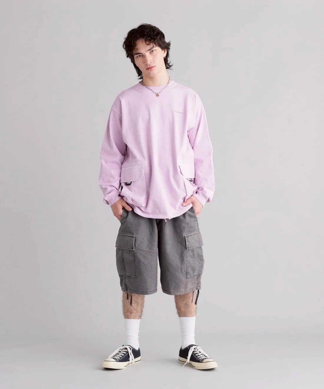 MANASTASH/マナスタッシュ/ARMOR L/S TOP PINK S