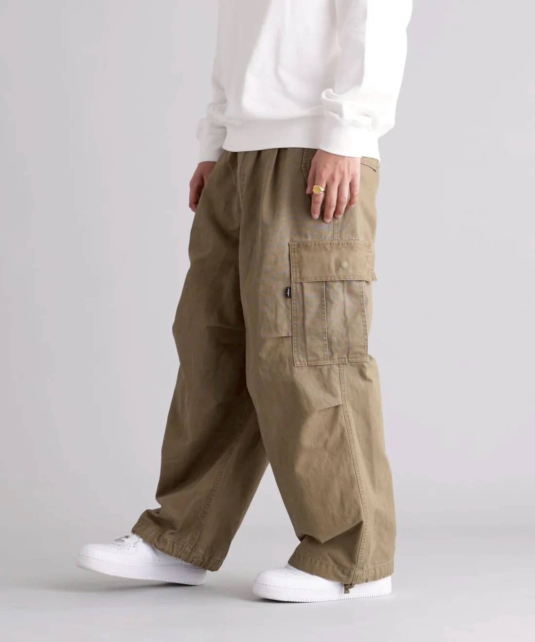 MANASTASH/マナスタッシュ/LT-CANVAS MANATROOPER PT KHAKI S
