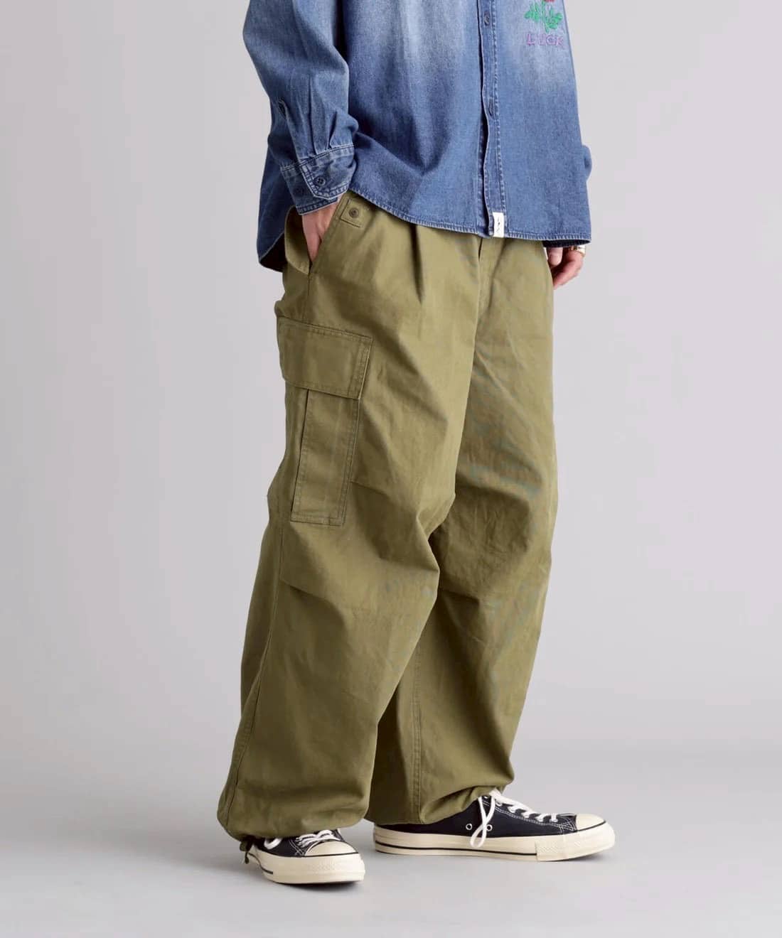  MANASTASH/マナスタッシュ/LT-CANVAS MANATROOPER PT OLIVE S