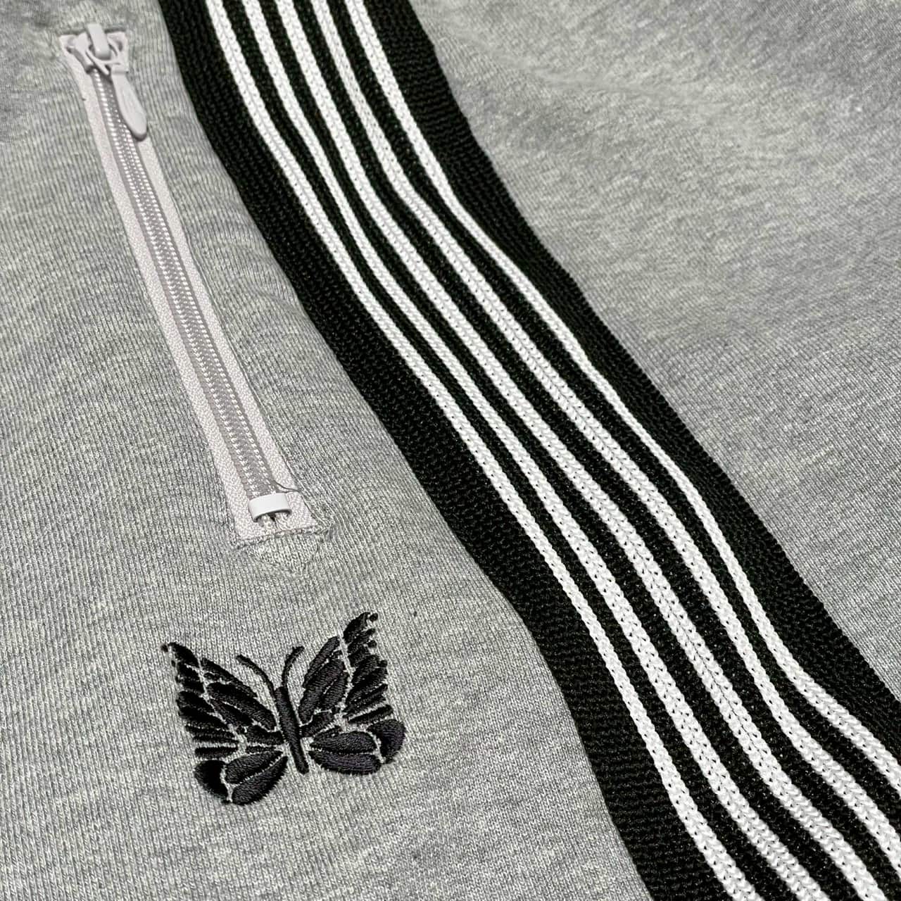 Needles/ニードルズ/ BEAVER別注H.D.TRACK PANT - COTTON JERSEY GRAY XS