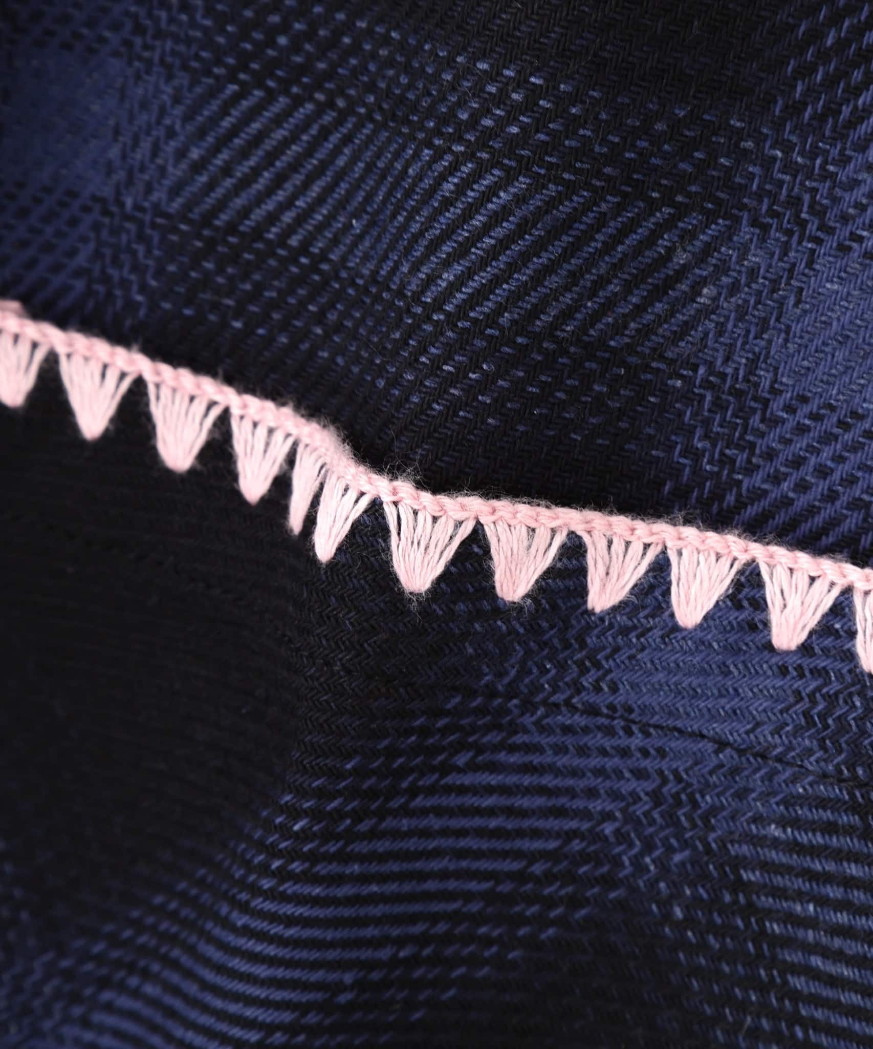 B omnivore/ビーオムニボー　HAND STITCH SHIRT NAVY M