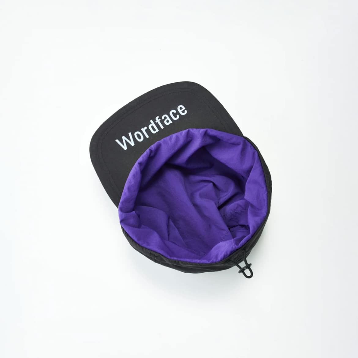 BAP/バップ　YUM YUM WORDFACE BagCap/キャップ/ショルダーバッグ BLACK FREE