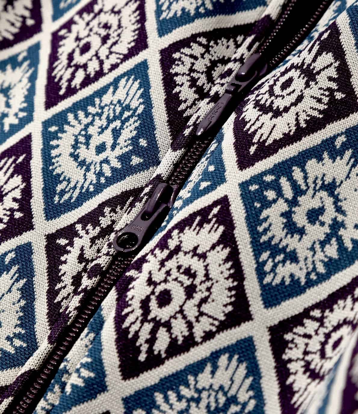 Needles/ニードルズ　Track Jacket-poly Jacquard 26ss-BLUE- BLUE M