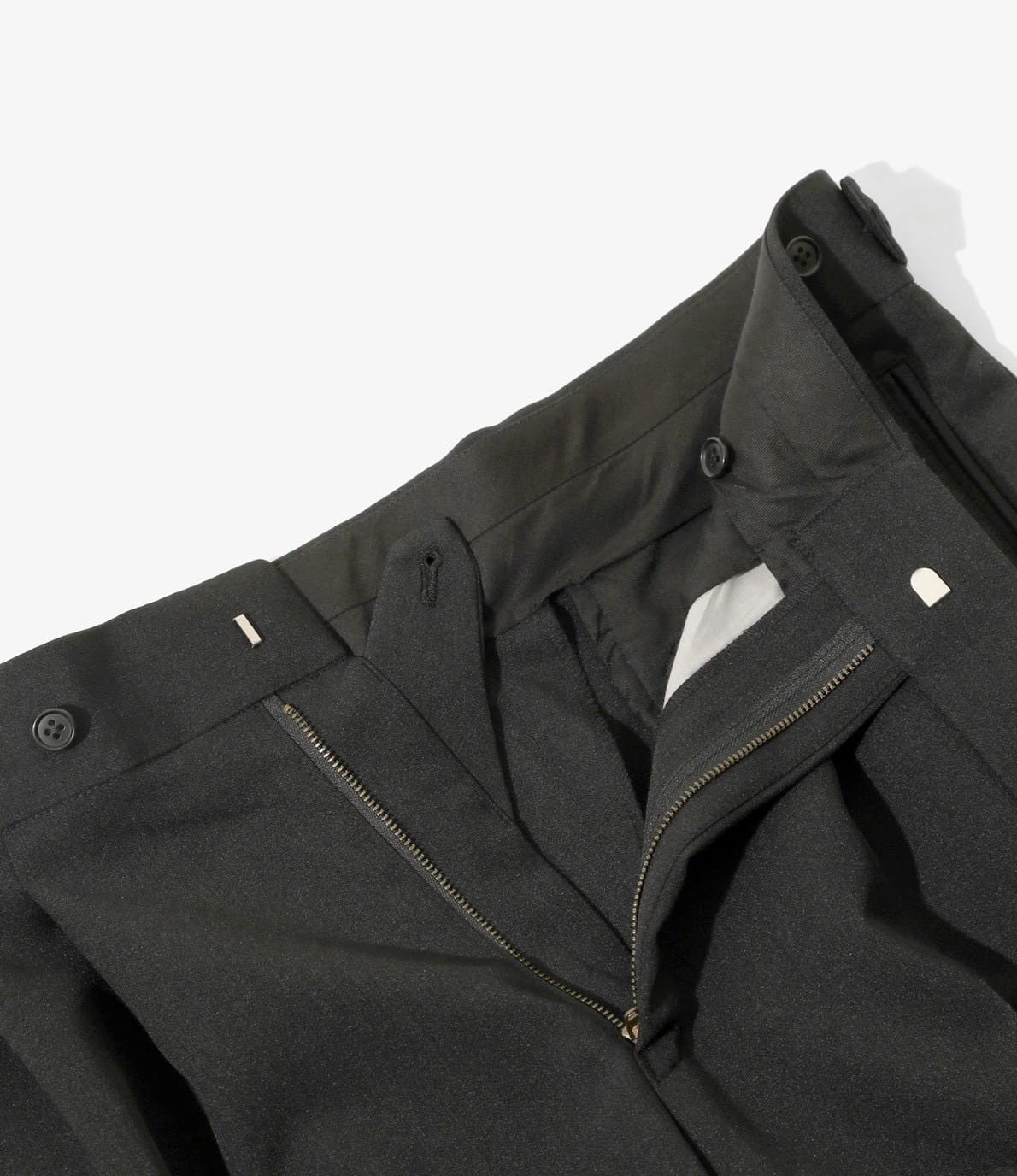 Needles/ニードルズ　Side Tab Tucked Trouser - Double Cloth　26ss BLACK S
