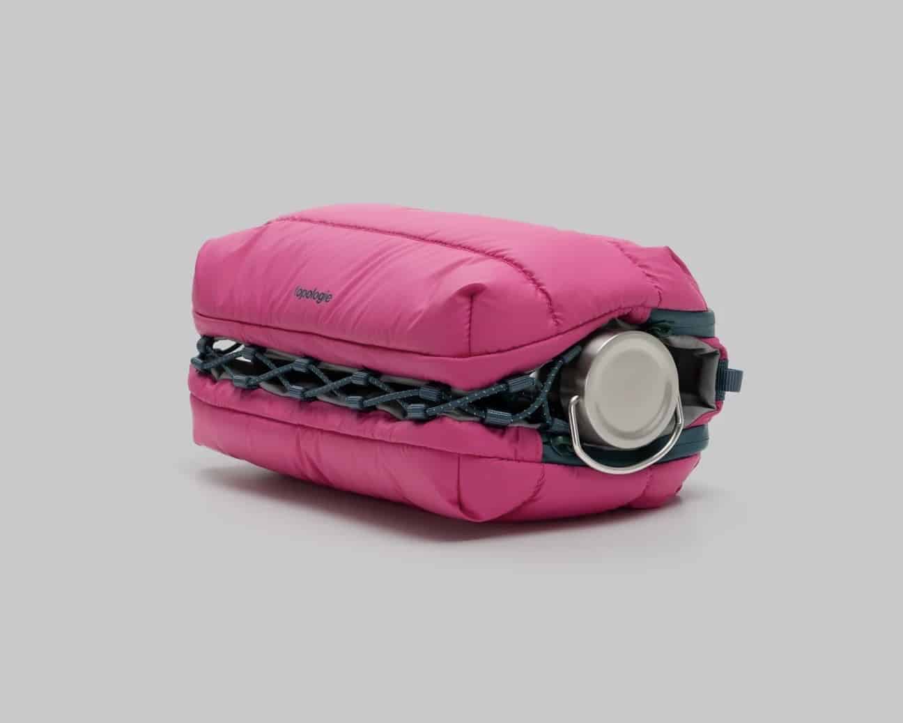Topologie/トポロジー/Bottle Sacoche Large- pink Puffer- pink/MattCoated (Puffer) LARGE