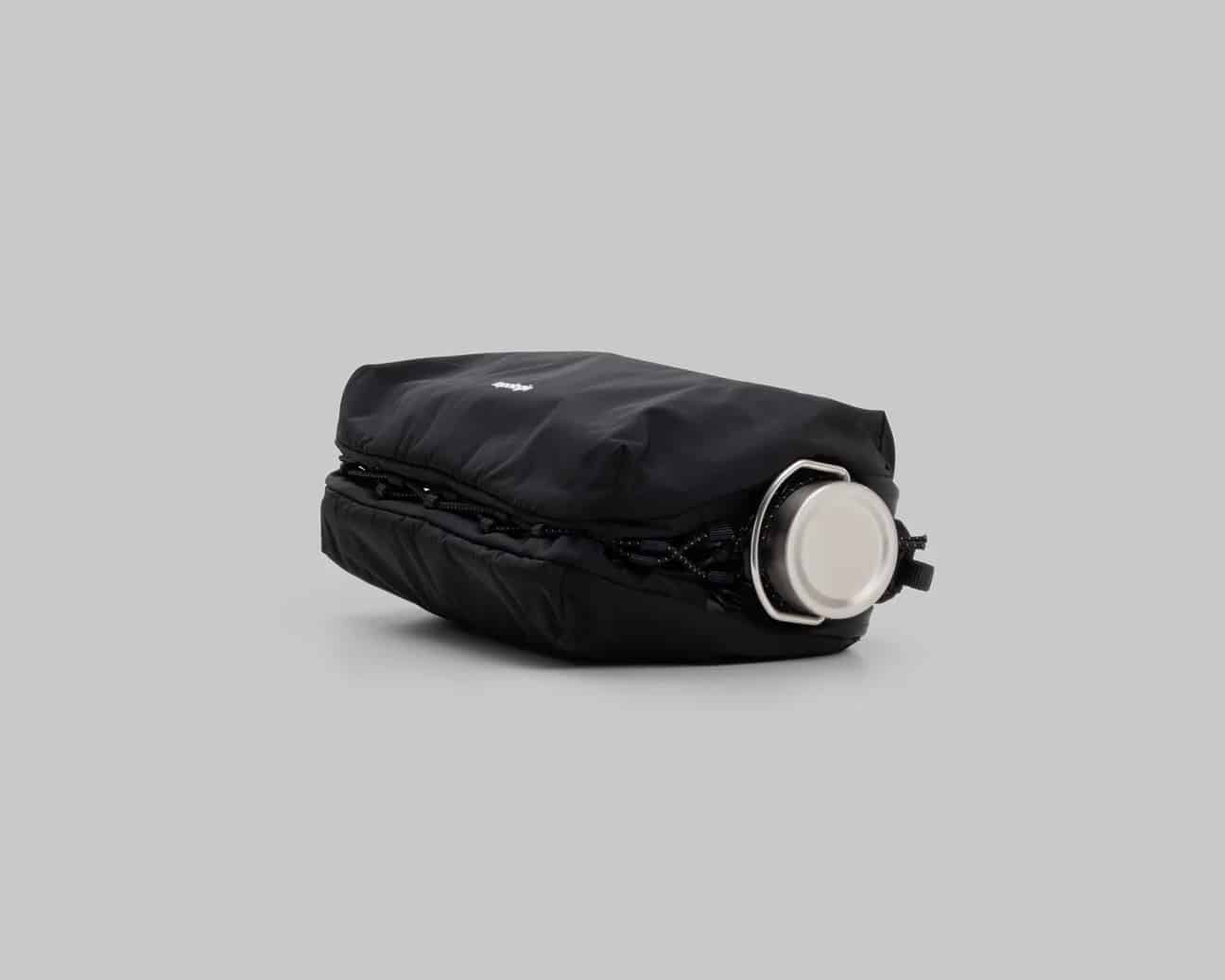 Topologie/トポロジー/Bottle Sacoche Large- Black- BLACK/Tech Sateen LARGE