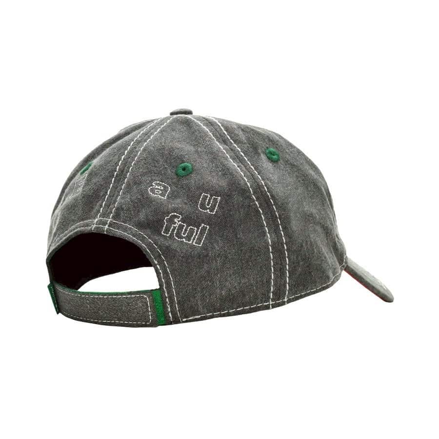 b.Eautiful/ビューティフル/Vapor Low Profile Hat (Off-Black / White) washed FREE