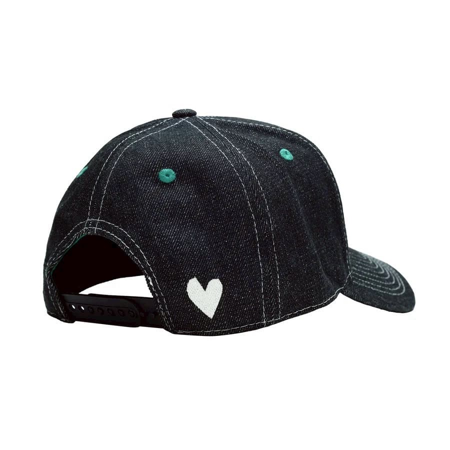 b.Eautiful/ビューティフル/b.E Hat (Black Denim / Off-White) BLACK FREE