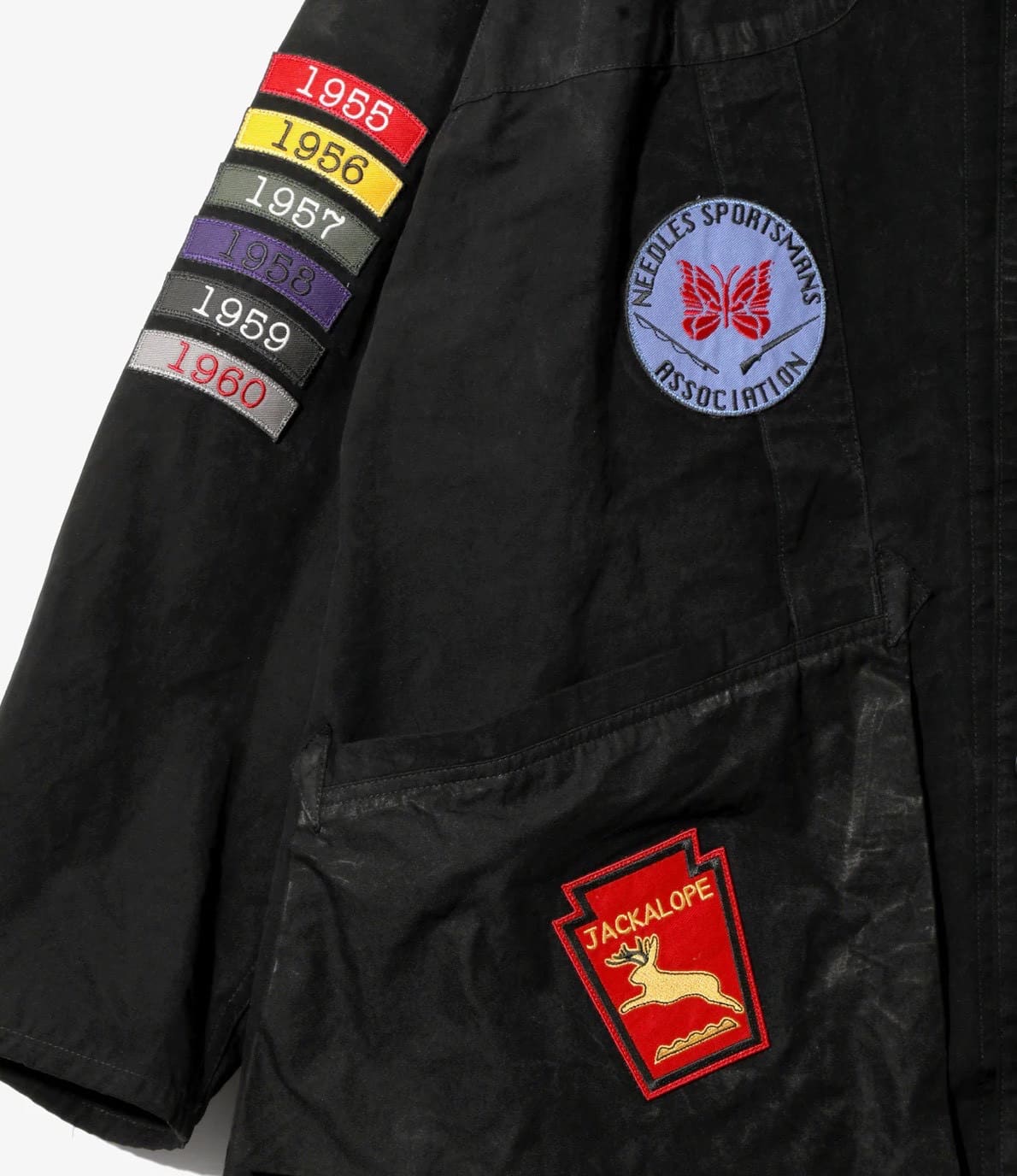 Needles/ニードルズ Shooting Jacket - Waxed Cloth 26ss BLACK S