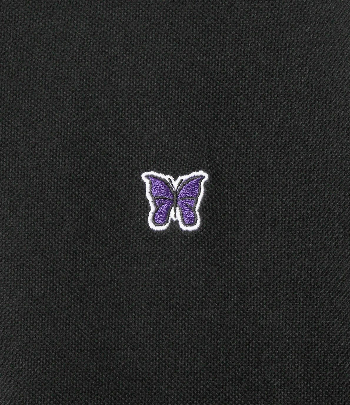 Needles/ニードルズ　Shawl Collar Polo - Cotton Pique　26ss-BLACK- BLACK S