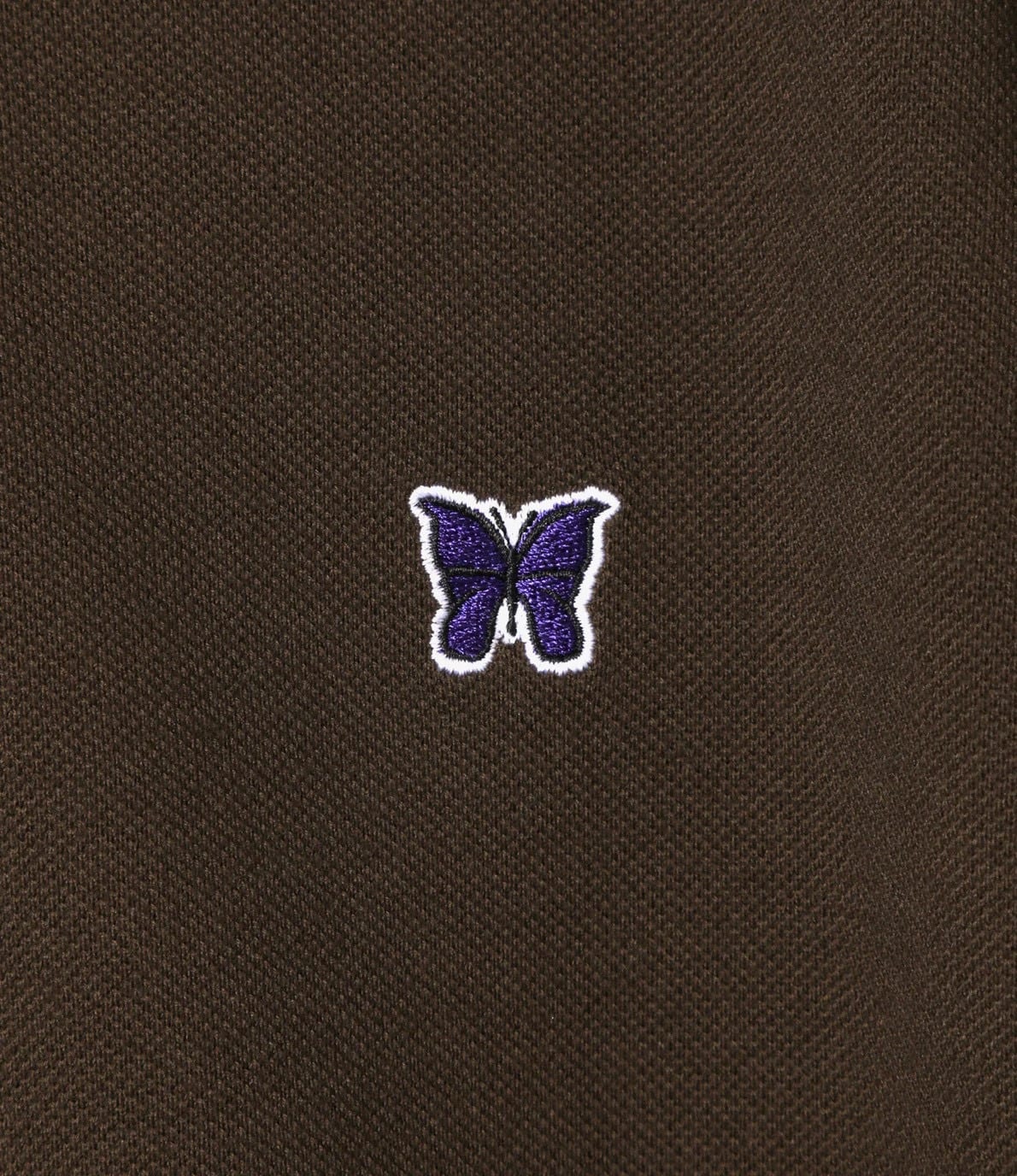 Needles/ニードルズ　Shawl Collar Polo - Cotton Pique　26ss-BROWN- BROWN S