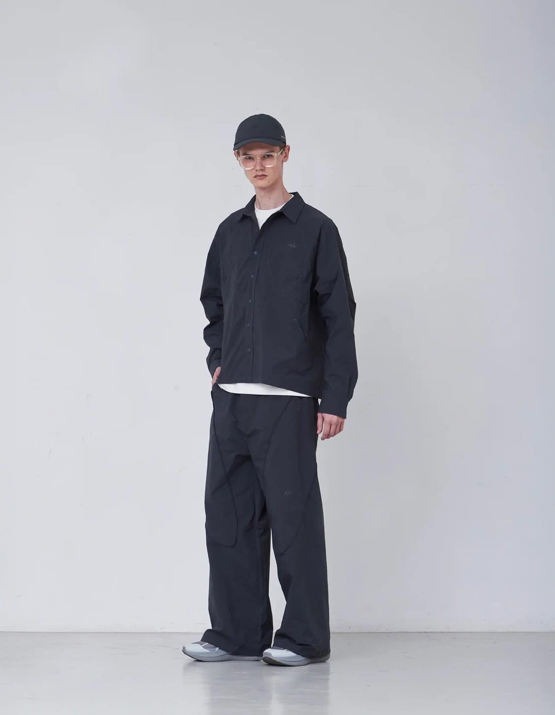 NINEpointNINE/ナインポイントナイン/Pulsar Laser Wide Pants BLACK M