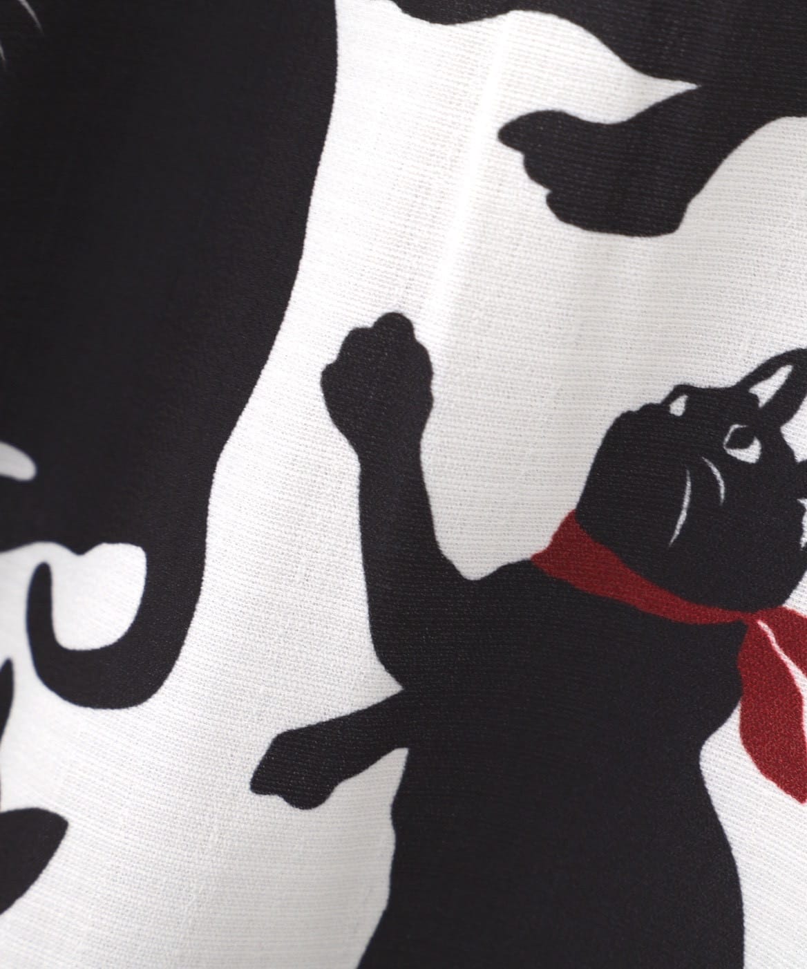 B omnivore/ビーオムニボー/CAT S/S SHIRT シャツ IVORY M