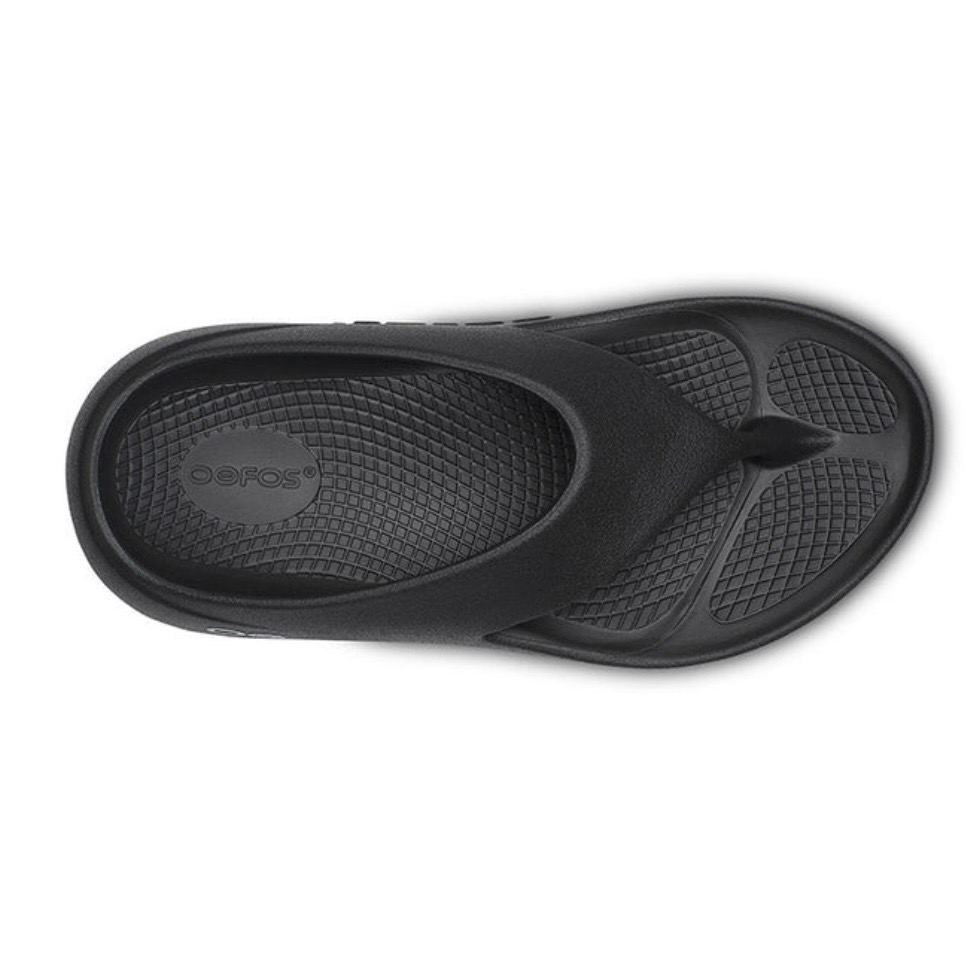 OOFOS/ウーフォス　OORIGINAL PLUS　オリジナルプラス　リカバリーサンダル BLACK 23cm