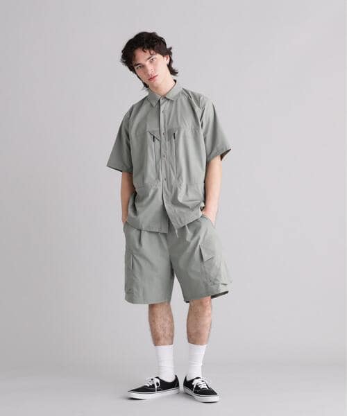 MANASTASH/マナスタッシュ/RIVER SHIRTS シャツ SAGE S