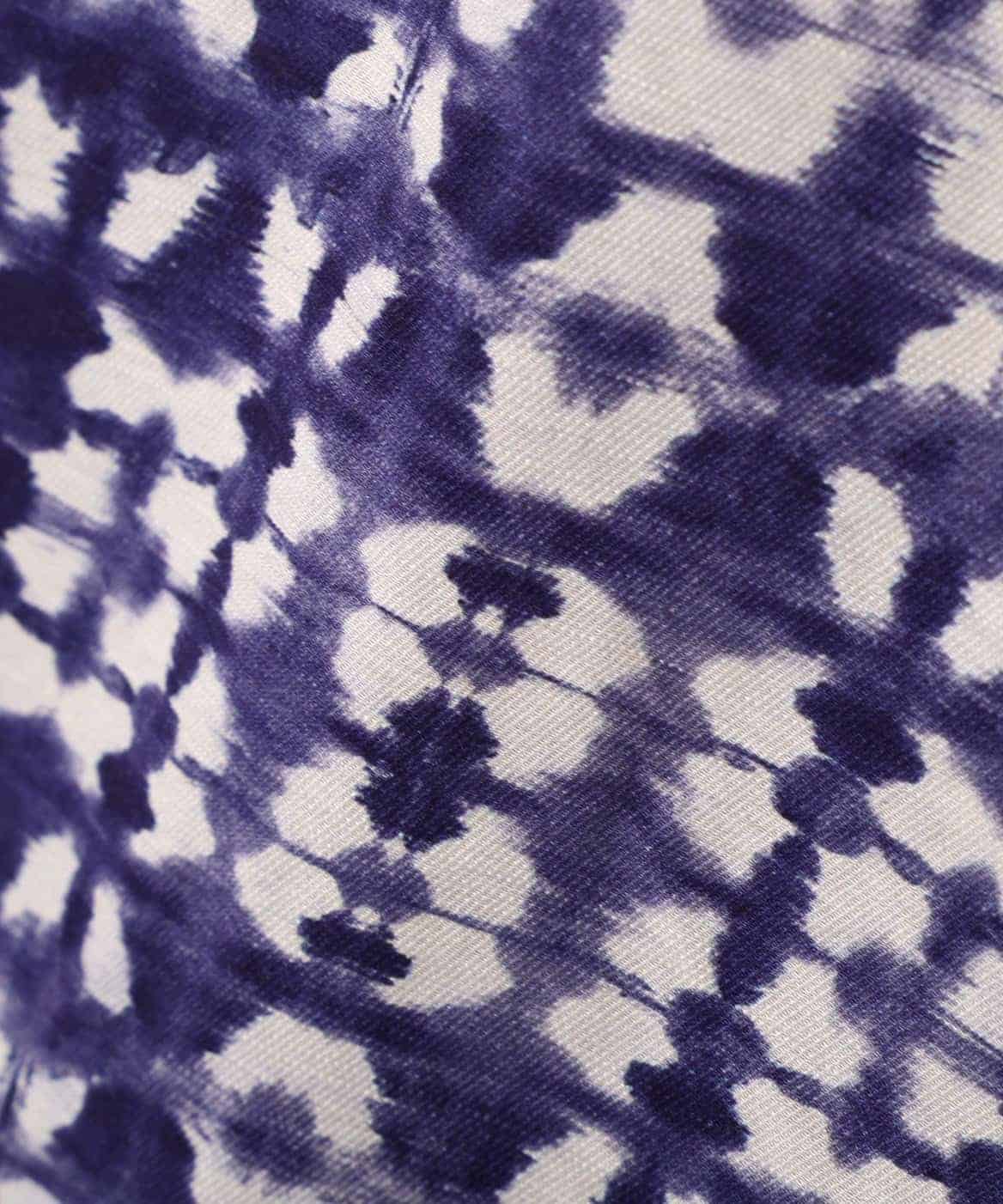 B omnivore/ビーオムニボー/ALL OVER PATTERN S/S SHIRT 半袖シャツ　柄シャツ BLUE M