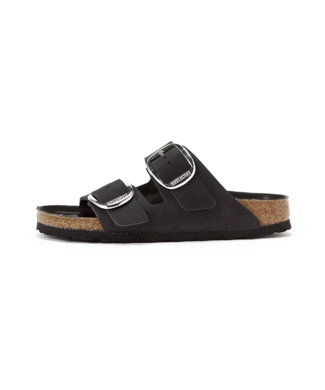 BIRKENSTOCK/ビルケンシュトック Arizona Big Buckle アリゾナ ビッグバックル オイルドレザー WOMEN BLACK 36