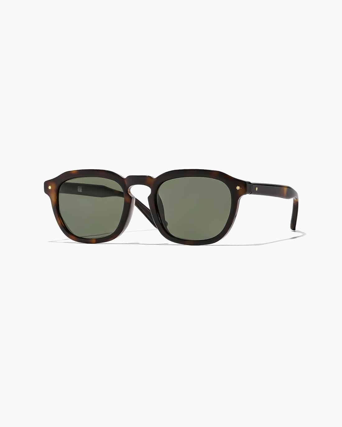 SZADE/エスザーデ/archer ; mustard tortoiseshell / moss polarised サングラス mustard tortoiseshell / moss polarised FREE
