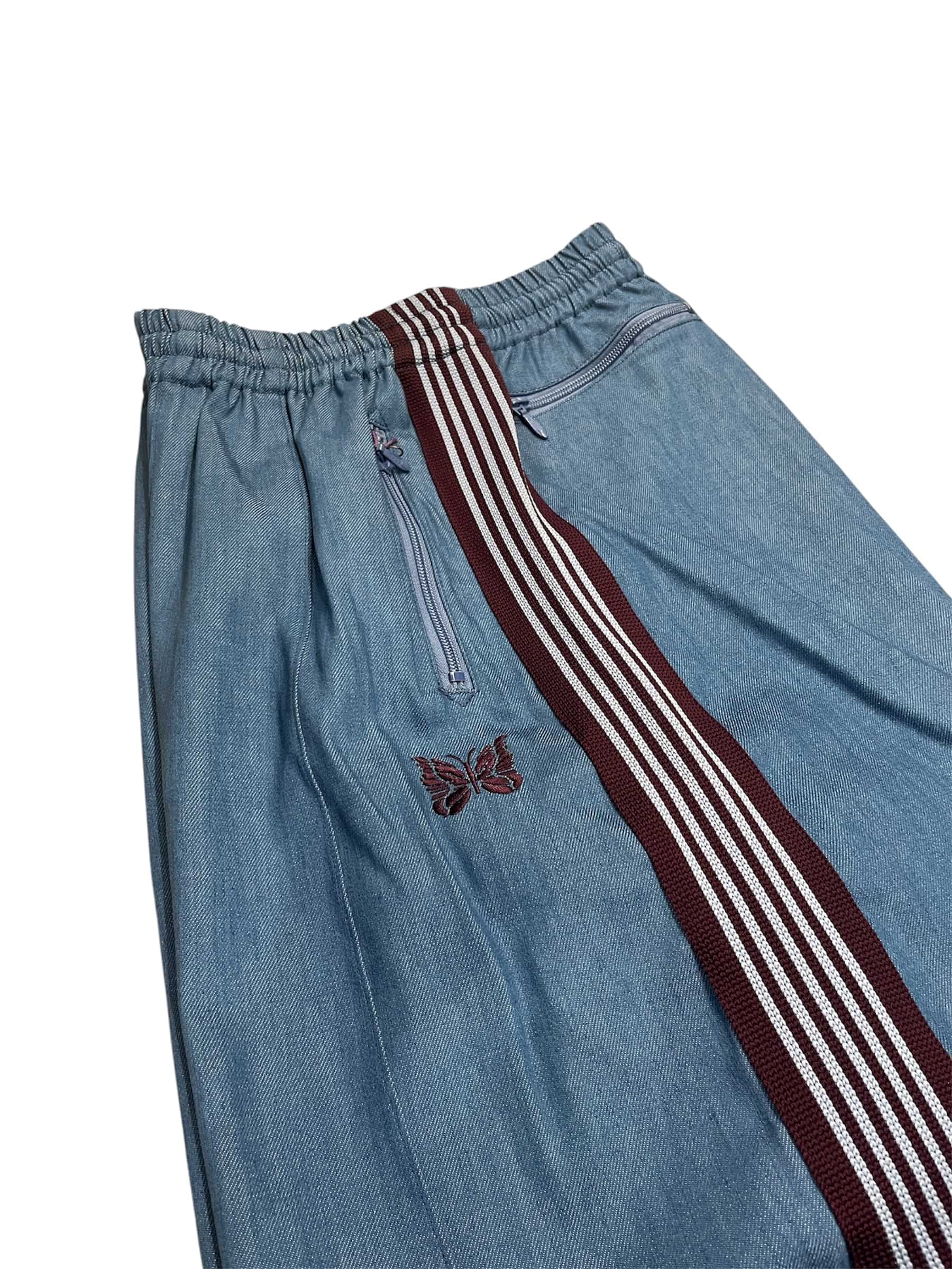 Needles/ニードルズ 別注H.D. Track Pant - DENIM -LIGHT BLUE- LIGHT BLUE XS