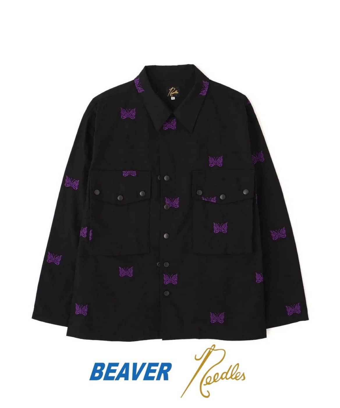 Needles/ニードルズ　別注Field Jacket - Cotton Ripstop -BLACK- BLACK S